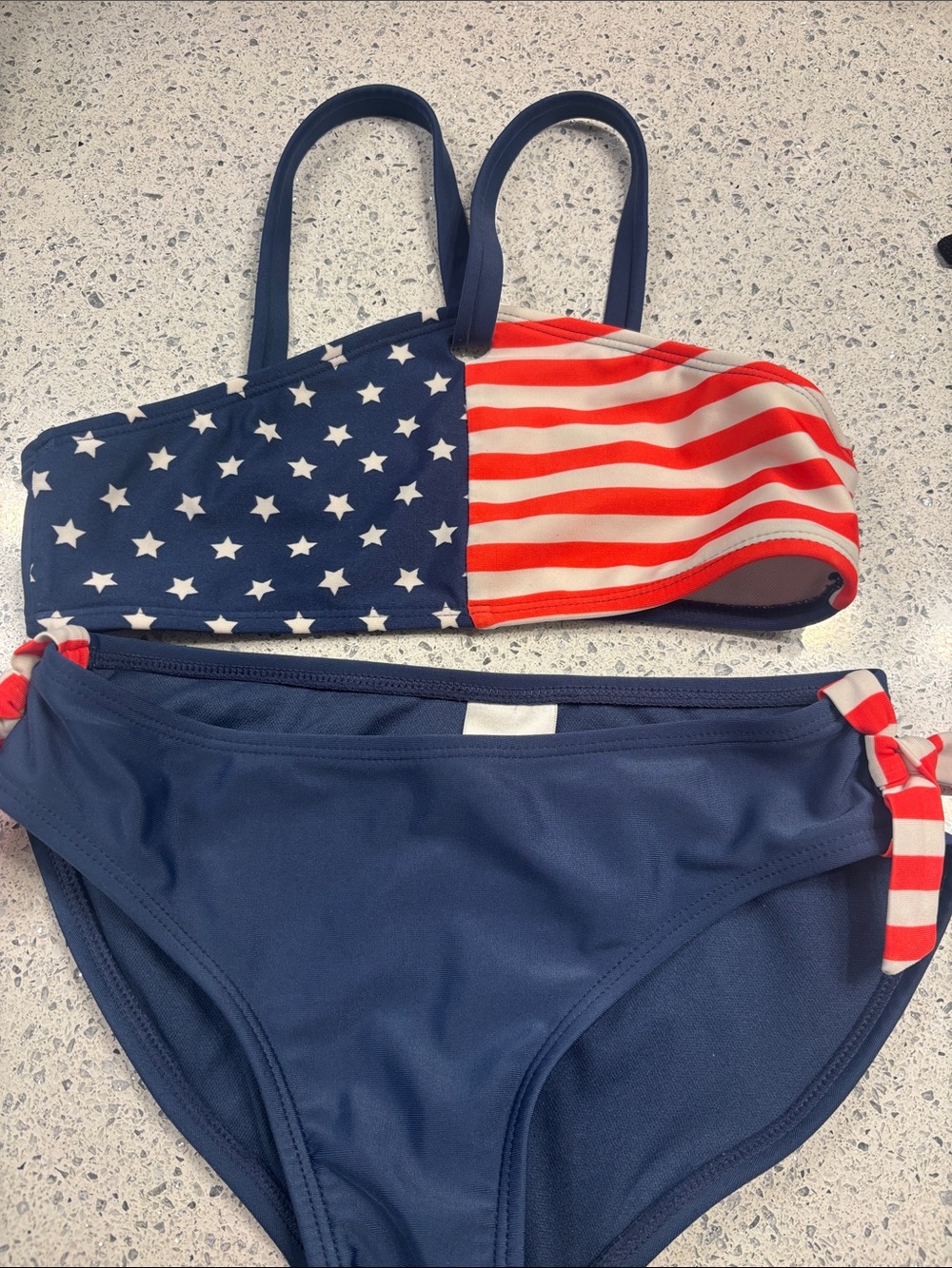 Girls Art Class 4th of July Swimsuit Bikini size M (8) - Picture 7 of 7
